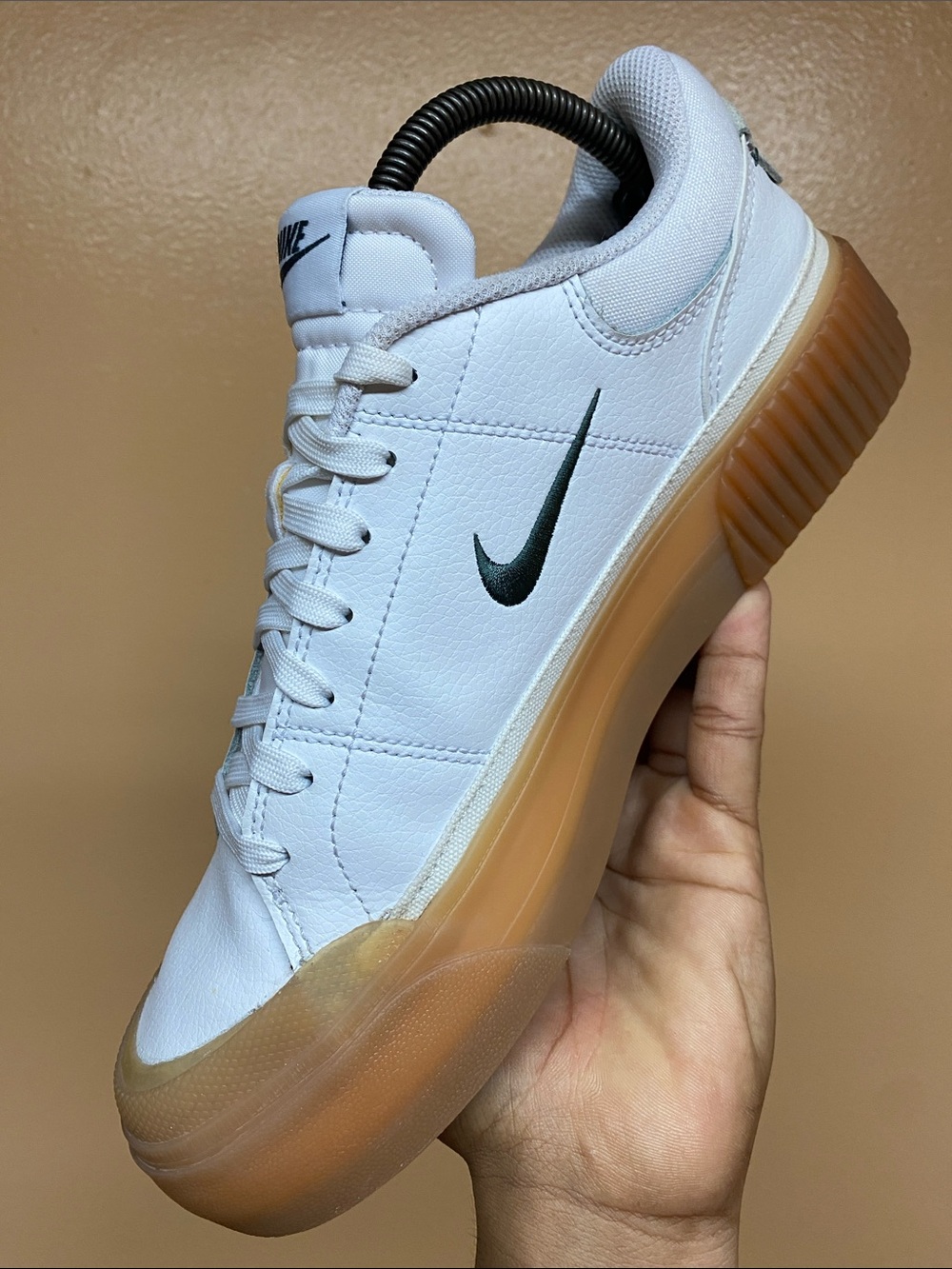 Nike Wmns Court Legacy Lift “White Vintage Green Gum” Size 9 FV5526-100 - Picture 9 of 17